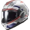 LS2 Valiant II Revo Helmet Red/White/Blue / LG [Open Box] -Motorcycle Accessories ls2 valiant ii revo helmet red white blue lg open box red white blue