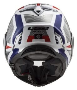 LS2 Valiant II Revo Helmet Red/White/Blue / LG [Open Box] -Motorcycle Accessories ls2 valiant ii revo helmet red white blue lg open box red white blue 3