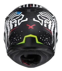 Nexx SX100 Enigma Helmet -Motorcycle Accessories nexx sx100 enigma helmet black white 3