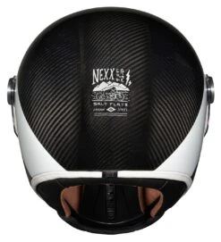 Nexx XG100 Racer Carbon Salt Flats Helmet -Motorcycle Accessories nexx xg100 racer carbon salt flats helmet carbon white 2