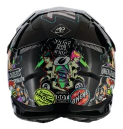 O'Neal 3 Series Crank Helmet Black/Green/Red / LG [Open Box] -Motorcycle Accessories o neal3 series crank helmet black green red lg open box black green red 5