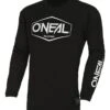 O'Neal Element Hexx Cotton Jersey -Motorcycle Accessories o neal element hexx cotton jersey black white