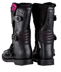 O'Neal Rider Pro Women's Boots Black/Pink / 7 [Blemished - Very Good] -Motorcycle Accessories o neal rider pro womens boots black pink7 blemished very good black pink 7