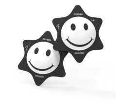 Oxford Smiler Knee Sliders -Motorcycle Accessories oxford smiler knee sliders white 1