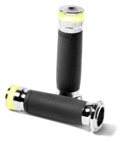 Performance Machine Vision Contour LED Turn Signal Grips Harley -Motorcycle Accessories performance machine vision contour led turn signal grips harley 2