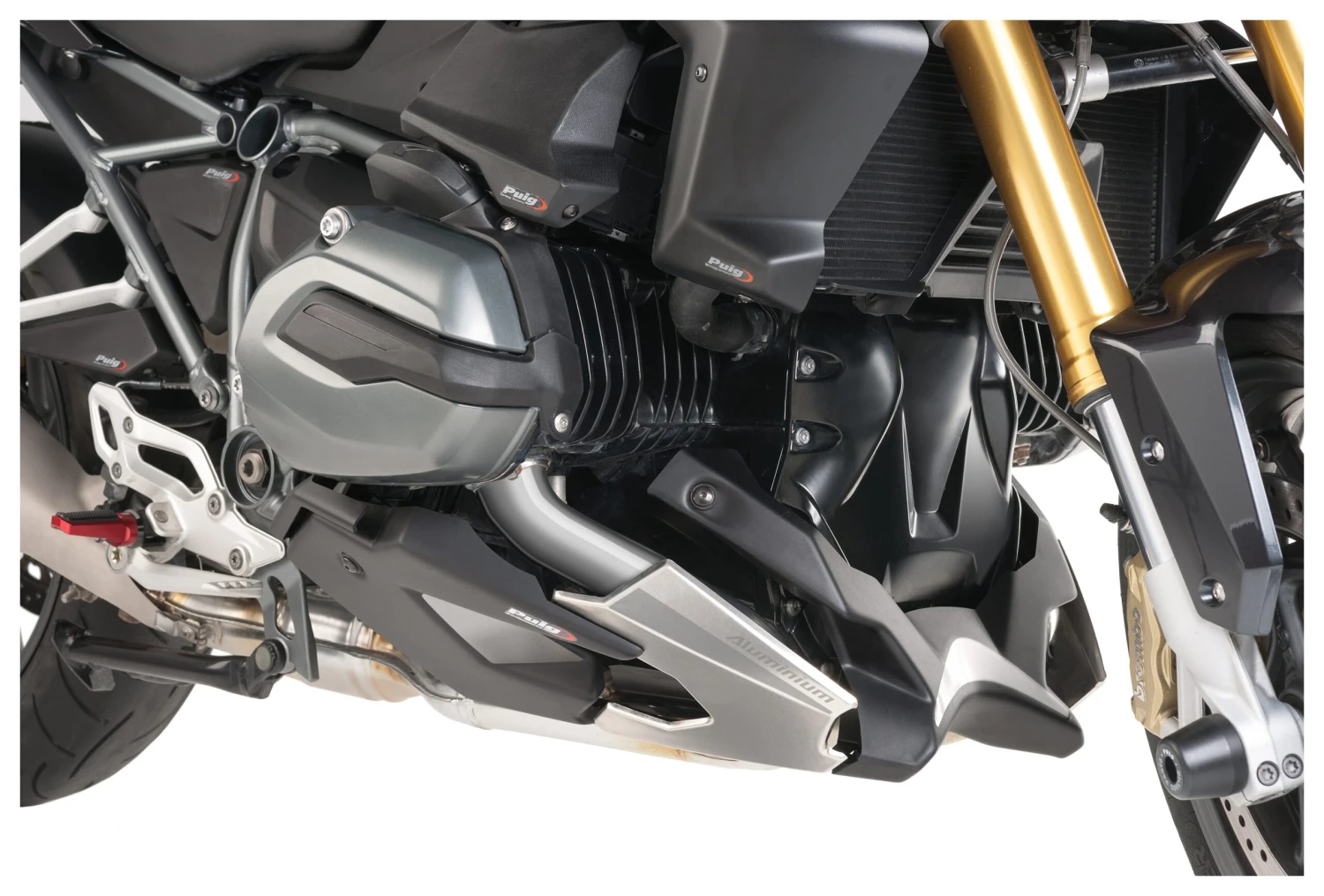 Puig Engine Spoiler BMW R1200R / R1200RS 2015-2018 Carbon Fiber Look [Previously Installed]