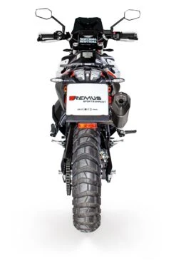 Remus Black Hawk Slip-On Exhaust KTM 790 / 890 Adventure / R 2019-2023 -Motorcycle Accessories remus black hawk slip on exhaust ktm790 adventure2019 2