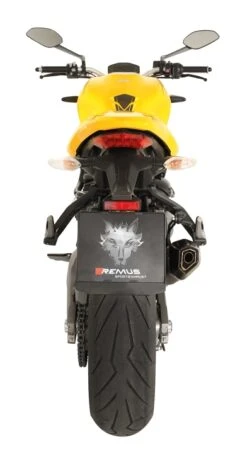 Remus HyperCone Slip-On Exhaust Ducati Monster 821 2018-2020 -Motorcycle Accessories remus hypercone slip on ducati monster82118 stainless black 4