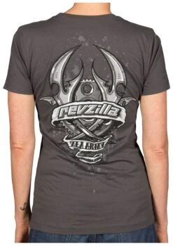 RevZilla Staff Premium Women's T-Shirt -Motorcycle Accessories rev zilla womens staff premium t shirt charcoal 1