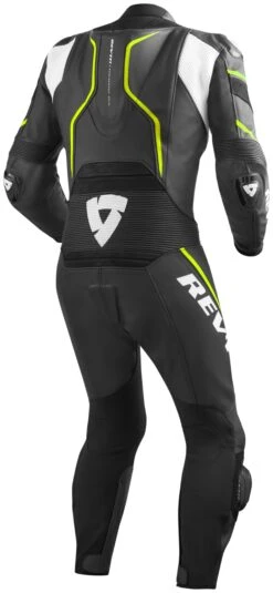 REV'IT! Vertex Pro Race Suit -Motorcycle Accessories revit one piece vertex pro bw black fluo yellow 1