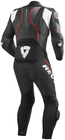 REV'IT! Vertex Pro Race Suit -Motorcycle Accessories revit one piece vertex pro bw black red 1