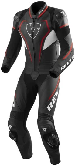 REV'IT! Vertex Pro Race Suit -Motorcycle Accessories revit one piece vertex pro bw black red
