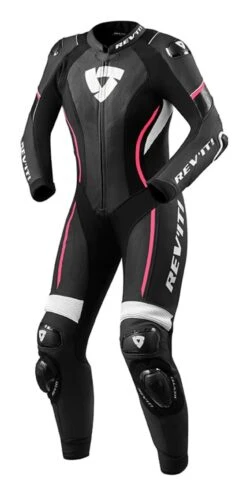 REV'IT! Xena 3 Women's Race Suit -Motorcycle Accessories revit xena3 womens race suit black pink