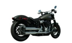 Rinehart 3 1/2" Slotted Slip-On Mufflers For Harley Softail 2018-2023 -Motorcycle Accessories rinehart312 slotted slip on mufflers for harley softail2018 4