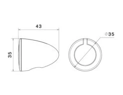 Rizoma Iride Turn Signal -Motorcycle Accessories rizoma iride turn signal 5