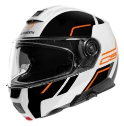 Schuberth C5 Master Helmet -Motorcycle Accessories schuberth c5 master helmet black white orange