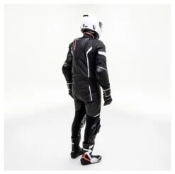 Sedici Chicane One-Piece Race Suit Black/White / 54 [Demo - Good] -Motorcycle Accessories sedici chicane one piece race suit black white54 demo good black white 2