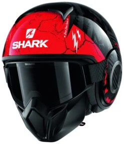 Shark Street Drak Crower Helmet -Motorcycle Accessories shark street drak crower mat black anthracite red