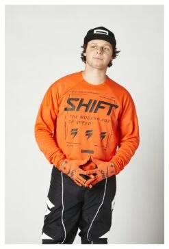 Shift White Label Bliss Jersey -Motorcycle Accessories shift whit3 label bliss jersey orange