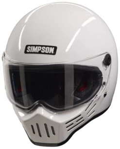 Simpson M30 Bandit Helmet 12 Simpson M30 Bandit Helmet -Motorcycle Accessories simpson m30 bandit helmet white