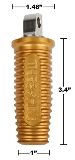 Thrashin Supply Canyon Passenger Foot Pegs For Harley Softail 2018-2023 -Motorcycle Accessories thrashin supply canyon foot pegs for harley 3