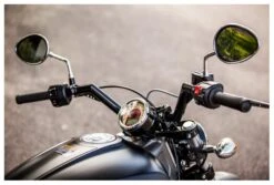 Trask 1 1/4" V-Line Handlebars For Indian Scout 2015-2023 -Motorcycle Accessories trask114 v line handlebars for indian scout2015 black