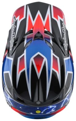 Troy Lee Designs SE5 Lightning Replacement Visor -Motorcycle Accessories troy lee designs se5 lightning replacement visor blue