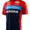 Troy Lee Designs Troy Lee GasGas Team Pit Polo Shirt -Motorcycle Accessories troy lee gas gas team pit polo shirt