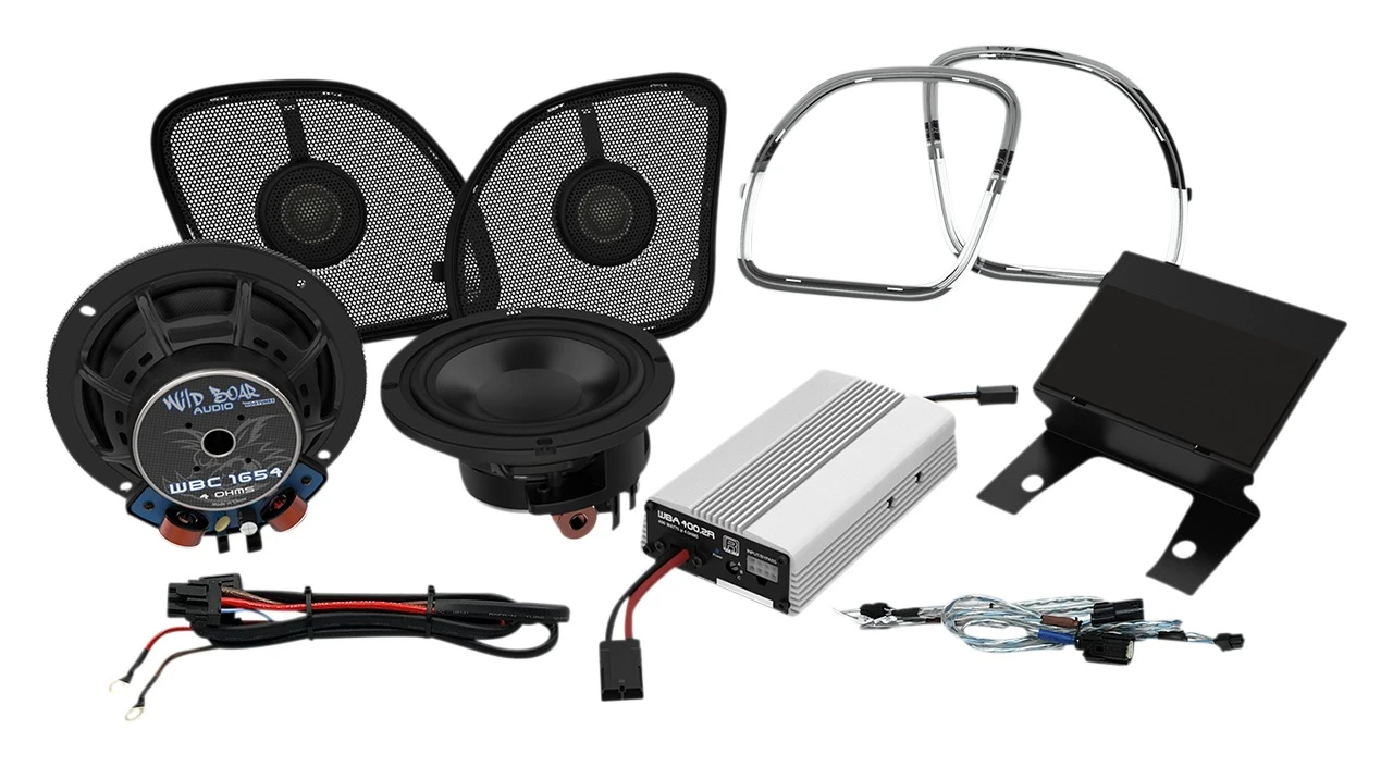 Wild Boar By Hogtunes 6.5" Speakers & 400 Watt Amp Kit For Harley Road Glide 2015-2023 3 Wild Boar By Hogtunes 6.5" Speakers & 400 Watt Amp Kit For Harley Road Glide 2015-2023