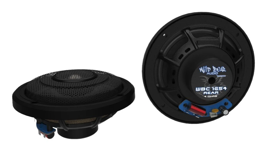 Wild Boar By Hogtunes Liquid Cooled Lower Speakers & 300 Watt Amp Kit For Harley Ultra 2014-2022 - Image 2