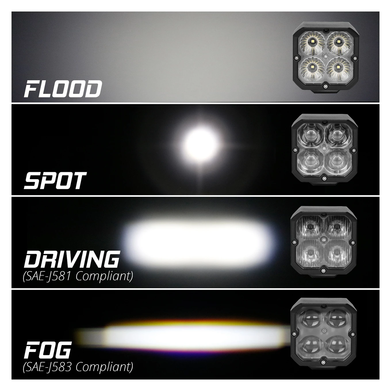 XKGlow Cube RGB Pod Light Pair 4 XKGlow Cube RGB Pod Light Pair - Image 2